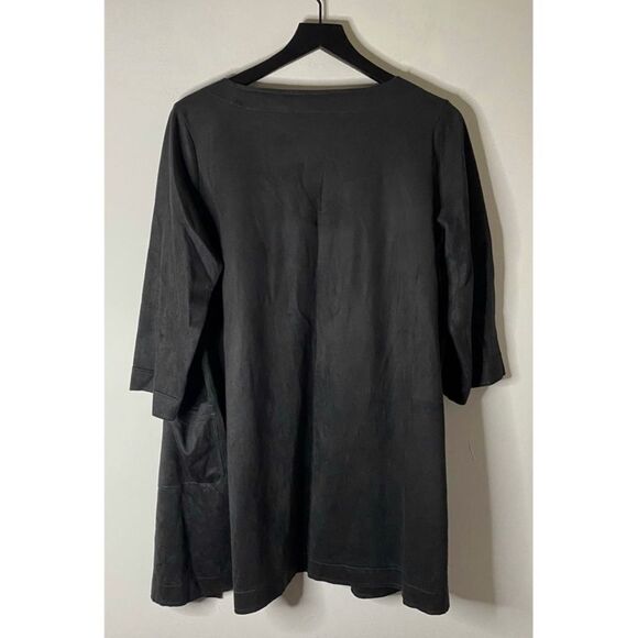 Soft Surroundings Faux Suede Open Front Jacket - Picture 3 of 10